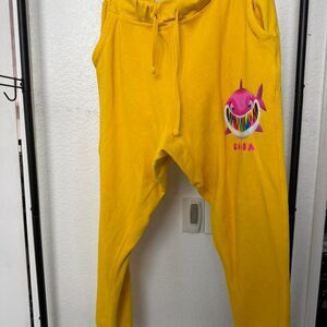 Unbranded Men's Yellow Joggers-tracksuits